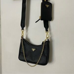 Parda Re-edition 2005 saffiano leather bag